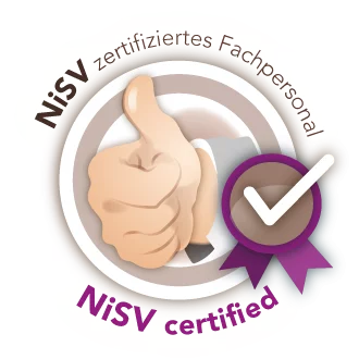 NiSV certified Zertifikat Icon Grafik